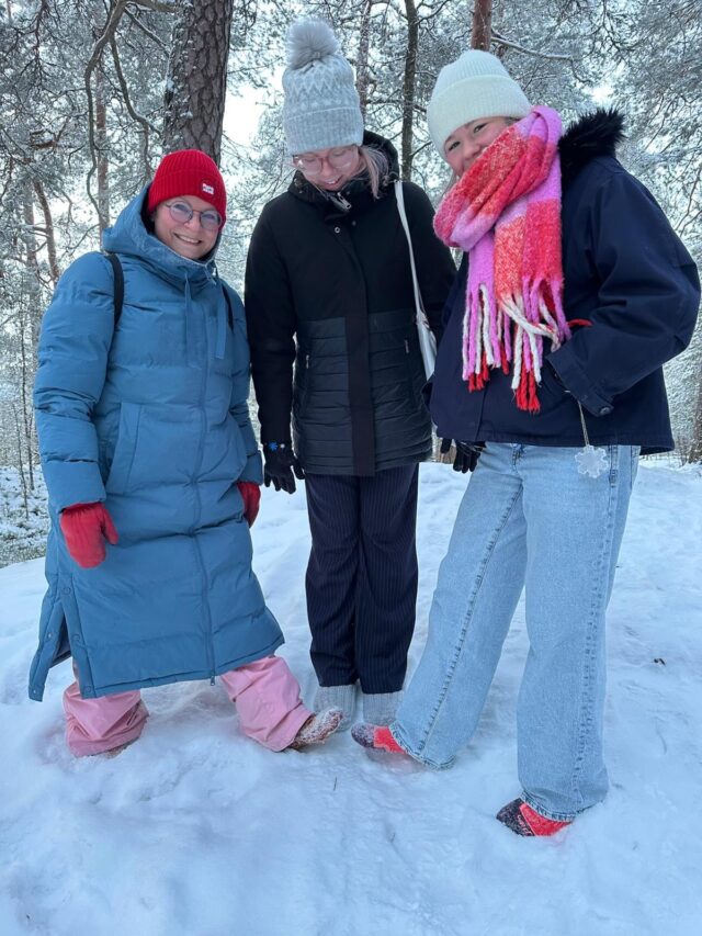 Li3 Uudet mahdollisuudet -opintojaksolla käytiin villasukkakävelyllä Pyynikinharjulla. Li3:ssa toteutuvat opiskelijoiden toiveet heille uusista liikuntalajeista!✨❄️ #tyktre