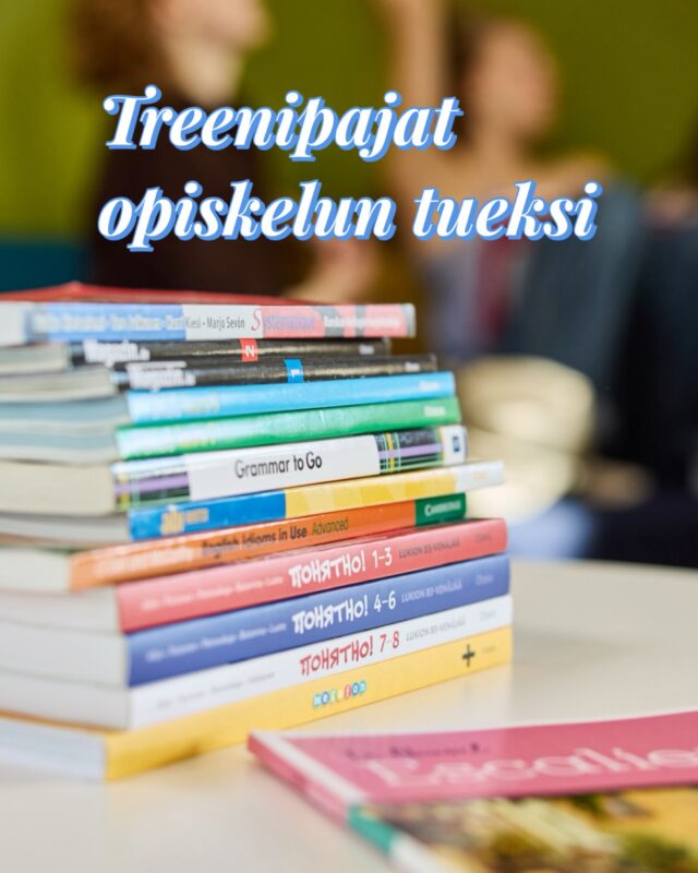 TERVETULOA TREENIPAJOIHIN! 📚

Opiskelun tueksi TYKissä toimii erilaisia treenipajoja. Treenipaja on tarkoitettu sinulle, mikäli tarvitset opettajalta apua opintoihisi, esim. läksyihin, opintojakson tehtävien tekemiseen tai kokeeseen harjoitteluun. Voit tulla treenipajoihin myös vain tekemään läksyjä tai rästitehtäviä. Lisää tietoa Wilma-tiedotteessa. #tyktre