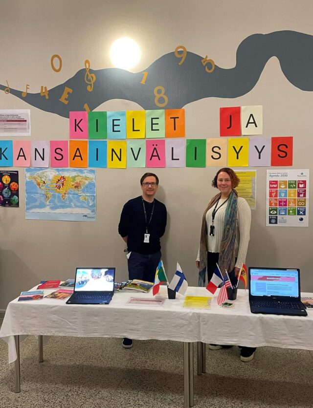 Avoimissa ovissa esillä myös TYKin laaja kielivalikoima ja monipuolinen kansainvälinen toiminta! 🇸🇪🇩🇪🇫🇷🌎 #tyktre #tykinternational