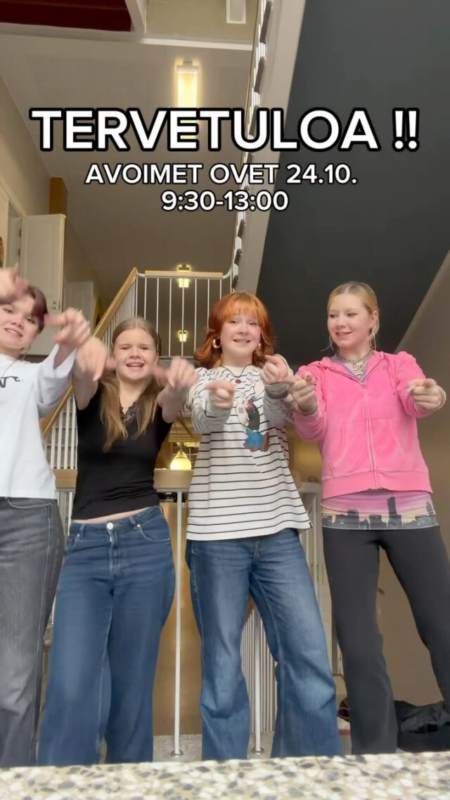 TYKin avoimet ovet ovat tämän viikon lauantaina 24.10. klo 9:30-13.

Tervetuloa tutustumaan kaikki nykyisten opiskelijoiden läheiset sekä lukiovalintojen kanssa pähkäilevät 9. luokkalaiset! 🤩

Oppituntien lisäksi on nähtävillä ilmaisutaidon demoja, kerhotoimintamme esittely, ysiluokklaisten hakuinfo, oppiaine-esittelyjä, TYK-tuote-myyntiä, kahvio ja koululounas (vierailijoille 5€).

26-ryhmien huoltajille on kotiväen tapaaminen klo 12.30-14. Tervetuloa!

#tyktre #avoimetovet #lukio