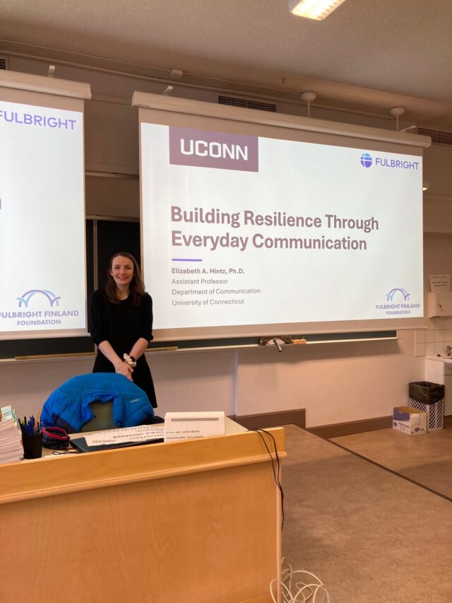 TYK students had a great opportunity to participate in a lecture and activities by Fulbright Awardee Elizabeth Hintz. Thank you for inspiration! @fulbrightfinland