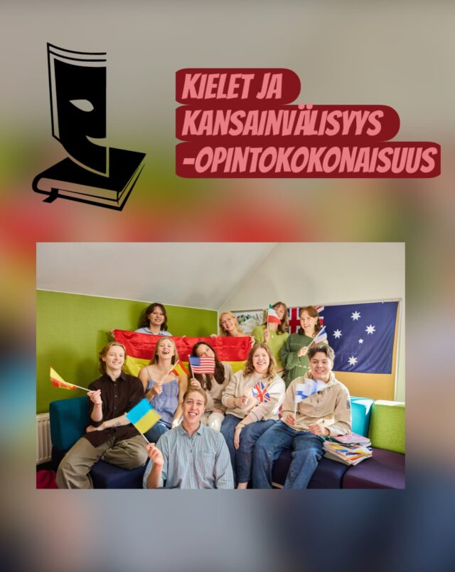 Kielet ja kansainvälisyys - uusi opintokokonaisuus TYKissä! Valitse vieraita kieliä sekä osallistu kansainväliseen toimintaan ja kerää itsellesi 24 opintopisteen kokonaisuus. #tyktre #tykinternational