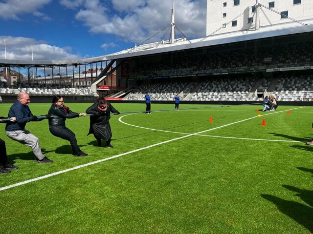 TYKin kehittäjäopiskelijat osallistuivat seutukunnalliseen tapahtumaan Tammelan stadionilla. HLU oli järjestänyt toiminnallisia rasteja ja lopuksi mittelöitiin köydenvedossa. Kivaa oli! #tyktre